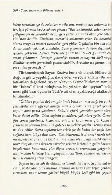 Gök Tanrı İnancının Bilinmeyenleri-Günnur Yücekal Arpacı