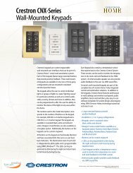 Crestron CNX-Series
