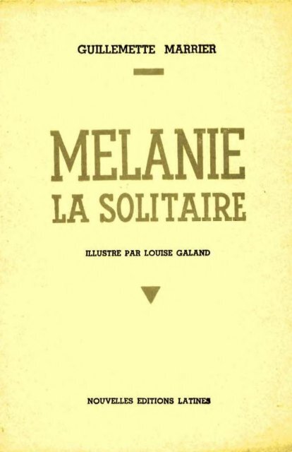 FR_MELANIE LA SOLITAIRE