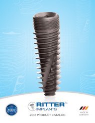 Ritter Implants Catalog 