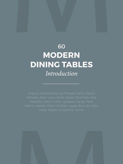 Modern Dining Tables