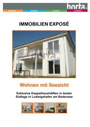 IMMOBILIEN EXPOSÉ Wohnen mit Seesicht - Horta