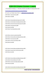 LDR 531 Entire Course - Latest