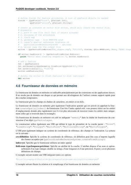 QGIS-2.6-PyQGISDeveloperCookbook-fr