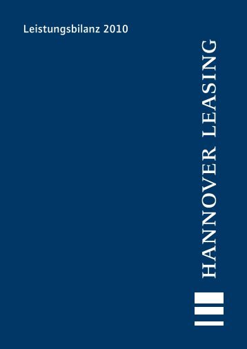 Hannover Leasing - Leistungsbilanzportal