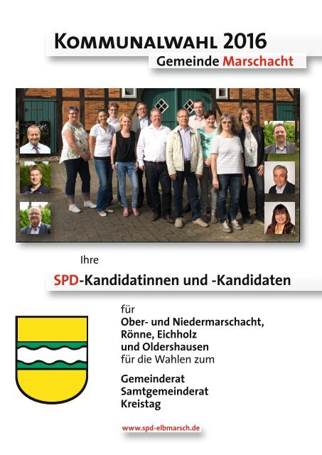 Wahlbroschüre Gemeinde Marschacht