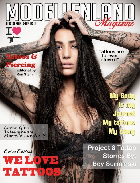 Extra issue August 2016 WE LOVE TATTOOS