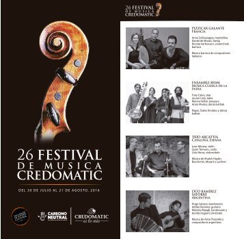 26 Festival de Música Credomatic