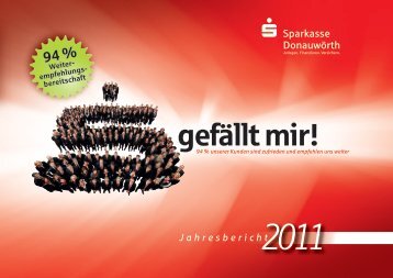 Geschäftsbericht 2011 - Sparkasse Donauwörth
