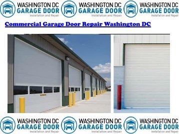 Commercial Garage Door Repair Washington DC