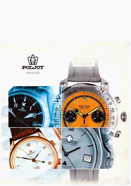 Catalogo Poljot 2002