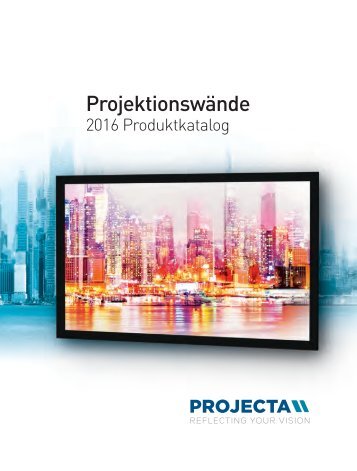 Projecta Gesamtkatalog 2016