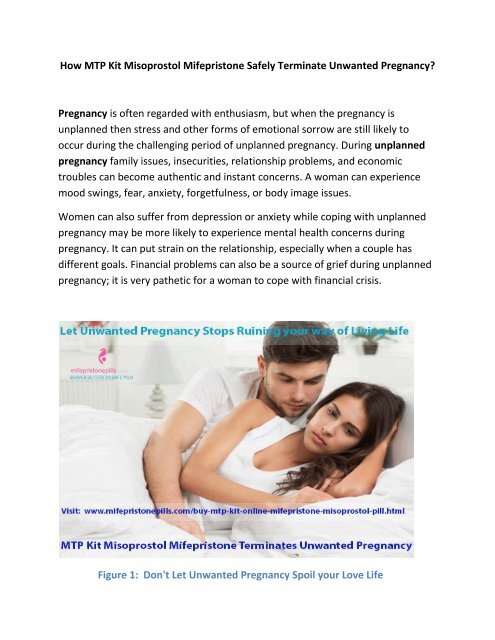 Use MTP Kit Misoprostol Mifepristone to Execute Pregnancy