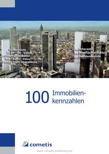 Immobilien kennzahlen 100 www.cometis-publishing