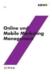Online und Mobile Marketing Management Lehrgang (simsa-Zertifikat)