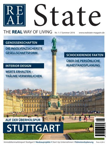 REAL State Magazin Nr. 1 Sommer 2016