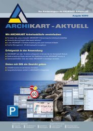 PDF Ausgabe 4-2010 - ARCHIKART Software AG
