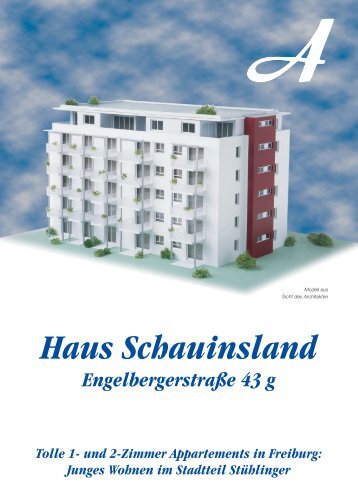 Haus Schauinsland, 2-Zimmer-Wohnung - Allcon