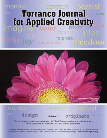 Torrance Journal for Applied Creativity