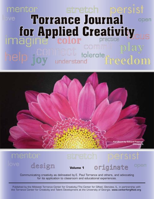 Torrance Journal for Applied Creativity