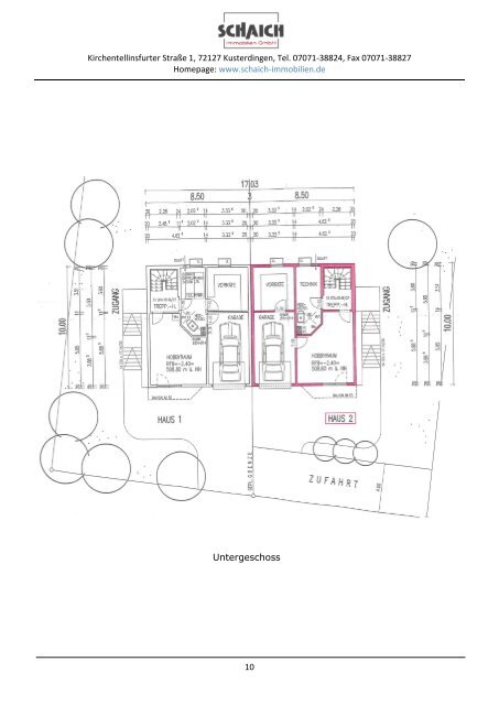 Einfamilienhaus in Grenzbauweise (DHH) - Schaich Immobilien