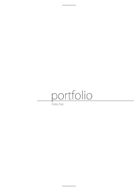 FirdesFirat_Portfolio_2016