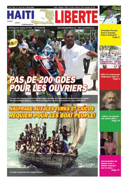 Haiti Liberte 5 Aout 2009