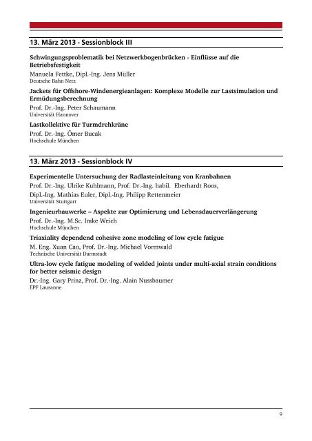 Programm - Geodätisches Institut - Technische Universität Darmstadt