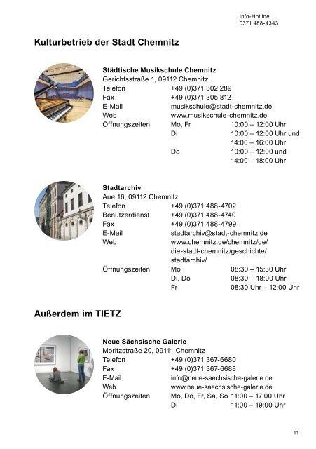 Programmheft der Volkshochschule Chemnitz für das Herbst-/Wintersemester 2016/2017