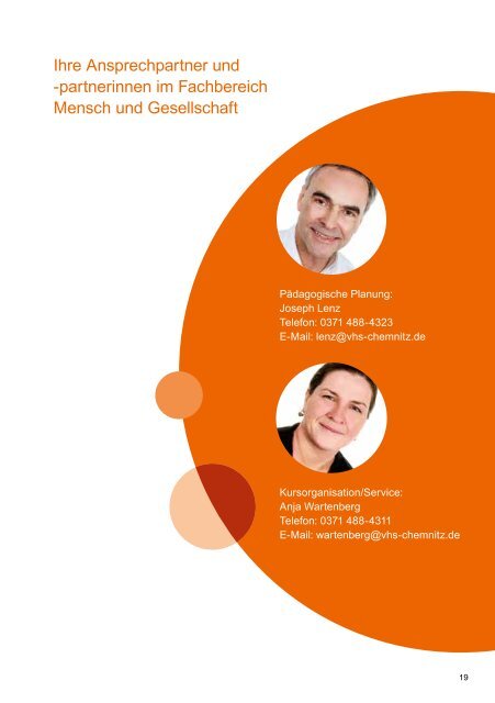 Programmheft der Volkshochschule Chemnitz für das Herbst-/Wintersemester 2016/2017