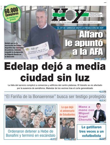 Edelap dejó a media ciudad sin luz