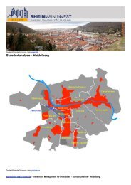 Standortanalyse - Heidelberg.numbers - Rhein Main Invest