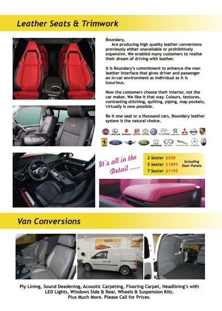 Page 23 Leather Seats