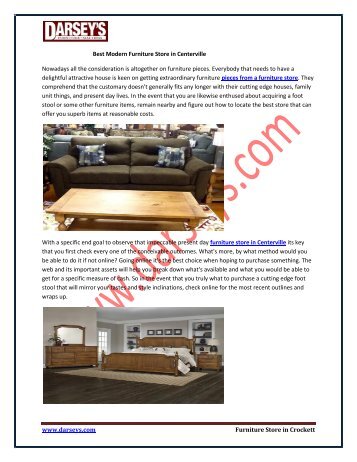 Best Modern Furniture Store in Centerville