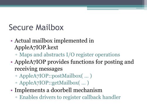 Demystifying the Secure Enclave Processor