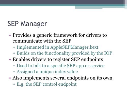 Demystifying the Secure Enclave Processor