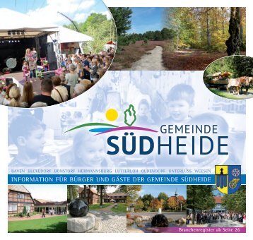 Bürgerinformationsbroschüre Gemeinde Südheide 2015