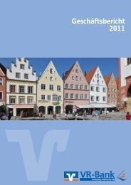 Geschäftsbericht 2011 - VR-Bank Landsberg-Ammersee eG