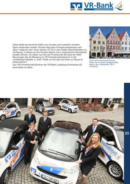 Geschäftsbericht 2011 - VR-Bank Landsberg-Ammersee eG