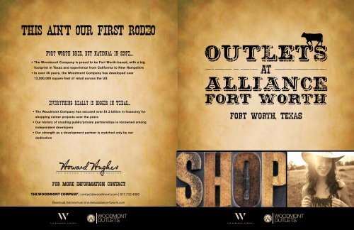 Outlets at Alliance - Brochure