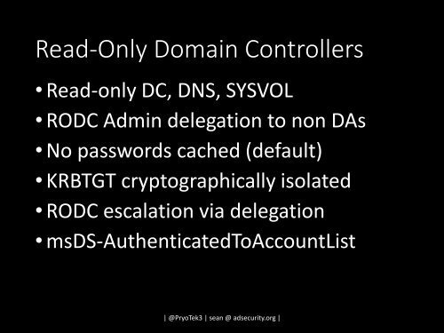 Beyond the MCSE Red Teaming Active Directory