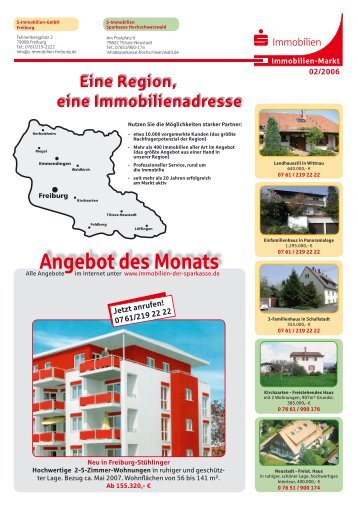 Angebot des Monats - Sparkassen Immobilien Freiburg