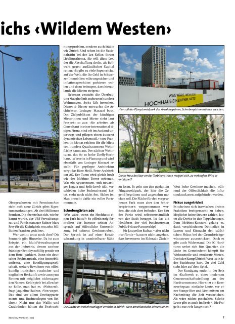 Zürich-West: Das neue Immobilien-Eldorado ... - Mieterverband