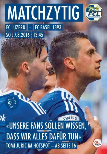 FC LUZERN Matchzytig N°2 16/17 (RSL 3)