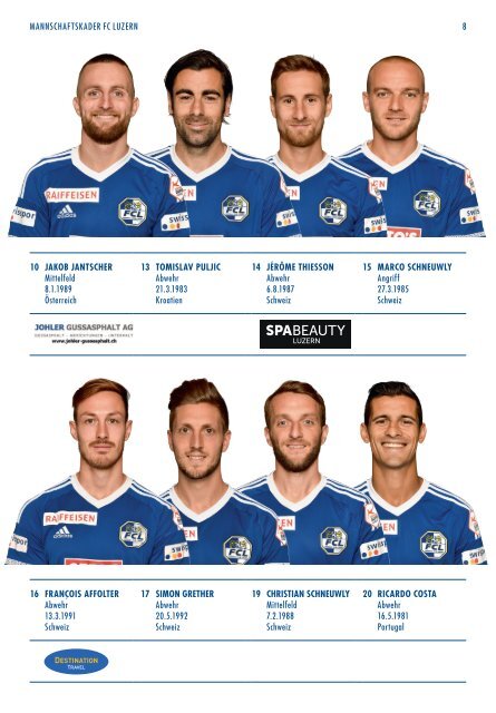 FC LUZERN Matchzytig N°2 16/17 (RSL 3)