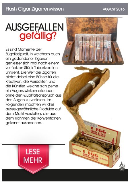 Flash Cigar August 2016