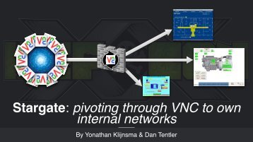 Stargate pivoting through VNC to own internal networks