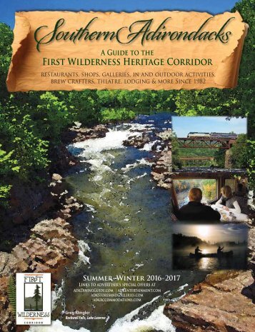 2016-17 Southern Adirondacks Guide to the First Wilderness Heritage Corridor
