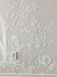 MJ Atelier - wall paper detail