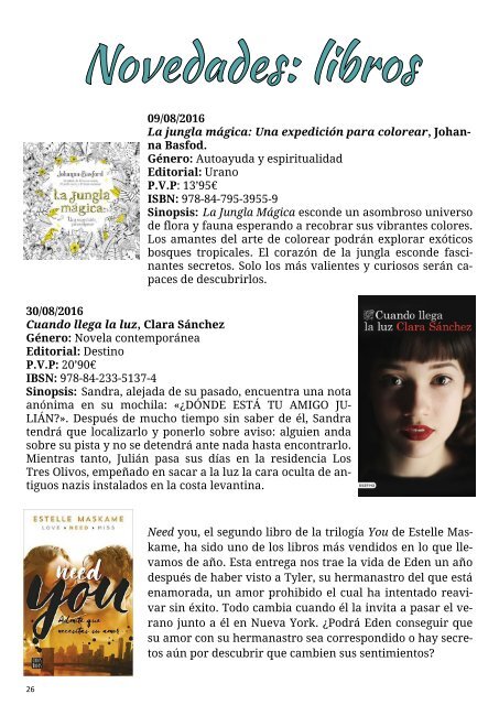 Universos Literarios Agosto 2016